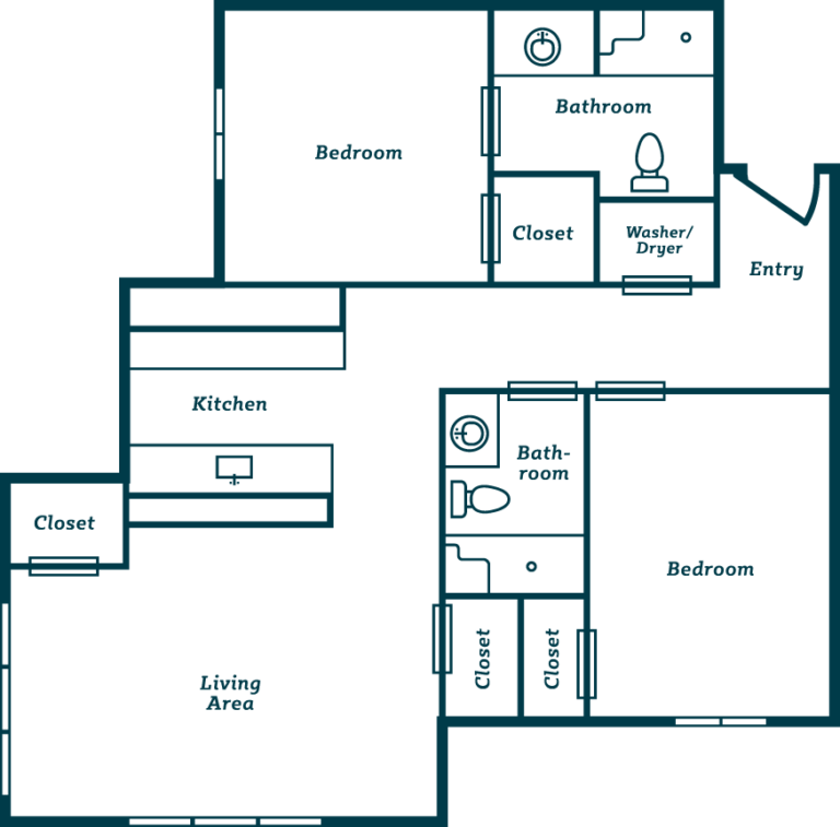 Everlan of Clemson | Two Bedroom